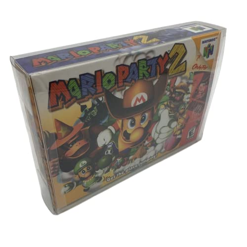 N64 Játék Patron Kártya Mario Party 2 N64 Patron / Doboz / Tálca / HÁZIÁLLAT (a Nem Kézi?NTSC Verzió