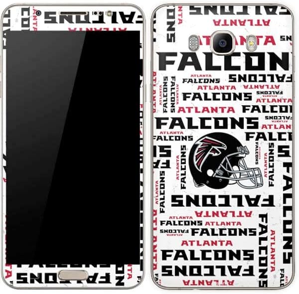 Skinit Matrica Telefon Bőr Kompatibilis a Samsung Galaxy J7 - Hivatalosan Engedélyezett NFL Atlanta Falcons - Robbanás Design