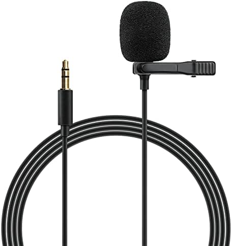 EKAT Autó Mikrofon Sztereó 3,5 mm-es, Plug and Play Vezetékes Mikrofon Kompatibilis a Jármű Vezetője Egység, Rádió, zajszűrő, Csiptetős