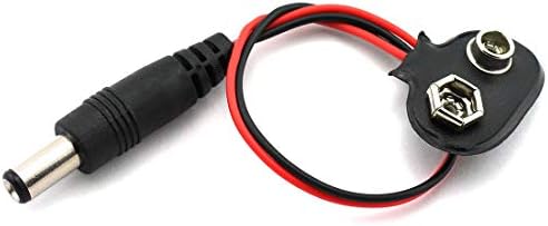 DZS Elektronikus 6db 15cm 9V Akkumulátor Snap Csatlakozó Klip Vezetéket Kísérleti Akkumulátor Snap hálózati Kábel Arduino Projekt vagy