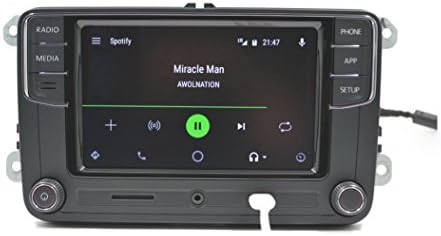 Amzparts Android Auto CarPlay RCD330 6.5 MIB autórádió Kompatibilis Golf 5 6 CC Passat Polo