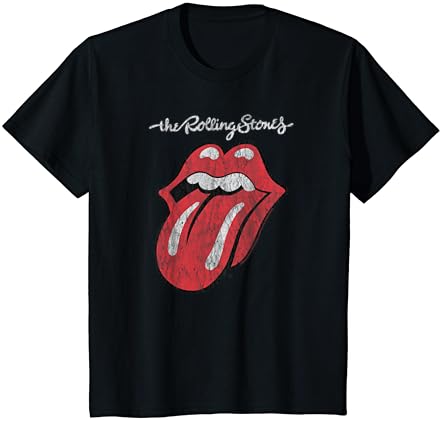 A Gyerekek A Rolling Stones Script Nyelv Logo Póló
