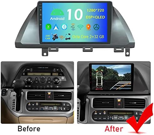 Bestycar 9 Android 10.0 Autó Sztereó Rádió Illik a Honda Odyssey 2005-2010 Octa-Core Dash HD Érintőképernyős fejegység Támogatja a GPS-Navigációs
