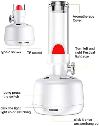 Bluedio FS LED Bluetooth Hangszóró-a Klasszikus Vintage Vezeték nélküli LED-es Hangszóró, Fény-Aromaterápia Funkció