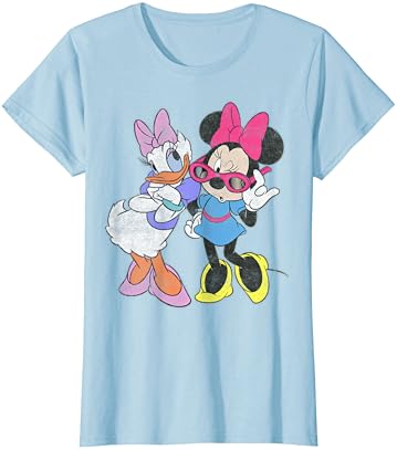 Disney Mickey Barátok Daisy & Minnie Divat Rövid Ujjú T-Shirt