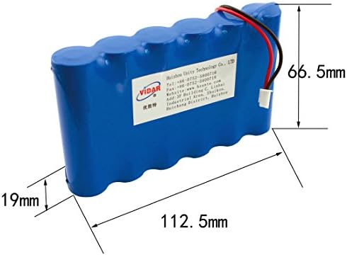 Újratölthető Lítium-Ion Akkumulátor - VIDAR 3,7 V 13200mAh Nagy Kapacitású Li-ion Akkumulátor Csomag JST PH2.54/2P Plug-in(Testreszabható)