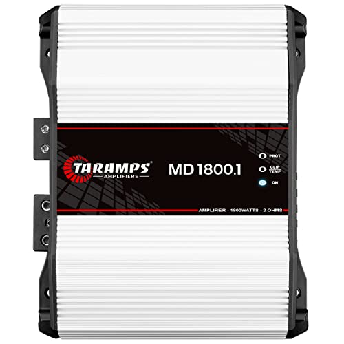 Taramp az MD 1800.1 2 Ohm 1800 Wattos D Osztályú Teljes körű Mono Erősítő