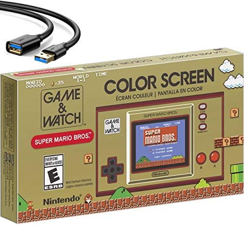 Nintendo Game & Watch: Super Mario Bros - 2.36 Színes LCD Képernyő - Családi Karácsonyi Ünnepi Csomag a Játék Watch Super