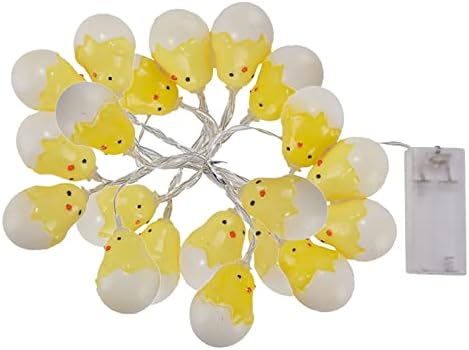 DBYLXMN Megtört Fények Fények String Húsvéti Nap Csirke String Világítás Dekoráció LED Húsvéti lakberendezés Mini String Fények