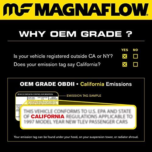 MagnaFlow 51545 Közvetlen Alkalmas Katalizátor (Nem SZÉNHIDRÁTTARTALMÚ Kompatibilis)