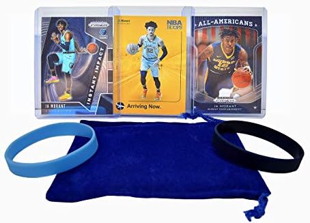 Ja Morant Kosárlabda Kártyák Válogatott (3) Bundle - Memphis Grizzlies Trading Card Ajándék Csomag