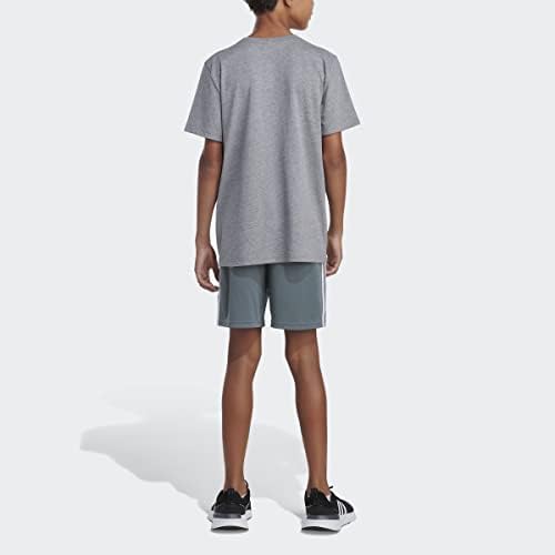 adidas Fiú Kicsit Rövid Ujjú Pamut Baseball Újdonság, T-Shirt