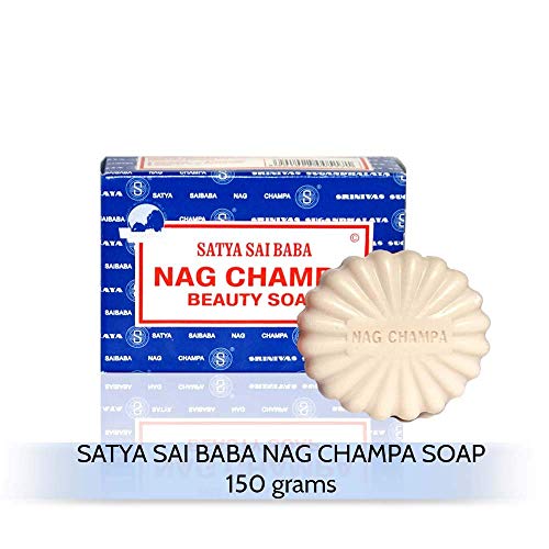 Satya. Nag Champa: Sai Baba Természetes Szappan, Nagy, 150 g, 5 oz, 4 Darab