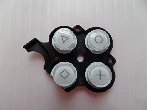 Ezüst Jobbra Gombot Key Pad meg a Sony PSP 3000 Slim Konzol Csere-Javítás Rész