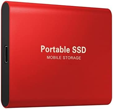 WYFDP c-Típusú USB 3.1 SSD Hordozható Flash Memória, 4 TB SSD Merevlemez Hordozható SSD Külső SSD Merevlemez Laptop Asztal (Szín : Piros,