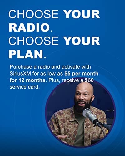 SiriusXM Onyx Plus Műholdas Rádió w/ Jármű Készlet, Élvezze a SiriusXM Keresztül a Meglévő Autó Hifi-olyan Alacsony, mint $5/hónap + $60
