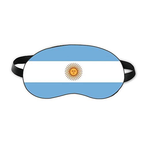 Argentína Nemzeti Zászló Dél-Amerikai Ország Aludni Szem Pajzs Puha Este Kendőt Árnyékba Borító