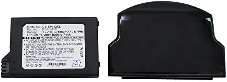 Akkumulátor 1800mAh Cserélje ki a Sony PSP-3000, PSP-3004, Silm