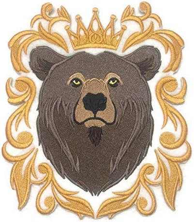 A természet Szőtt a Szálak, Csodálatos állatvilág [Medve Barokk] [Egyéni, Egyedi] Hímzett Vasalót/Varrni Patch [6.72 *7.81] [Készült az USA-ban]
