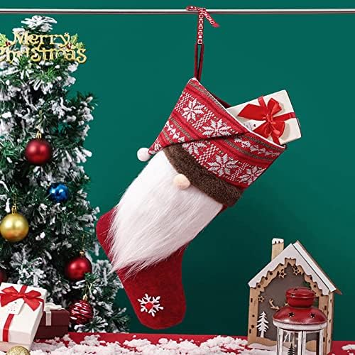 NEARTIME Karácsonyra Ajándék Táska Gnome Arctalan Öreg Északi Karácsonyi Dekorációk, Karácsonyi Medál Karácsonyi Díszek Kristály