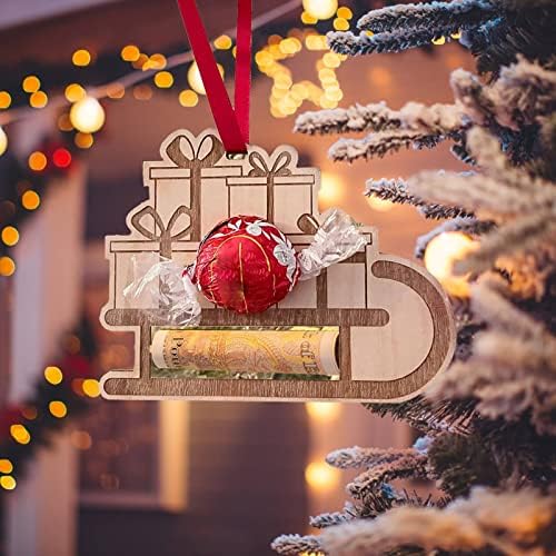 AFEIDD Dekoráció Karácsonyi Csokoládés Édességek Ajándék Lógó Dísz, Ajándék, Kézműves Medál Autó Tartozék Dekoráció Fa Kreatív Függő