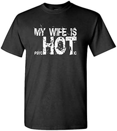 A Feleségem Őrült meleg - Mulatságos Ajándék - Férfi Pamut Póló