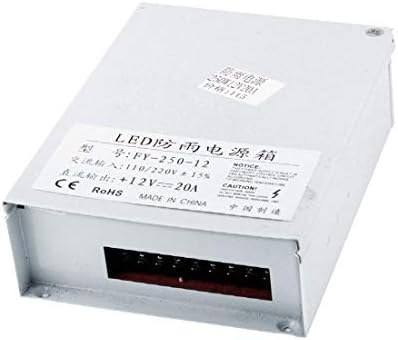 Új Lon0167 AC 110-220V Szerepelt, hogy DC 12V megbízható hatékonyság 20A Kapcsolóüzemű Tápegység Adapter LED(id:d31 6d 00 512)