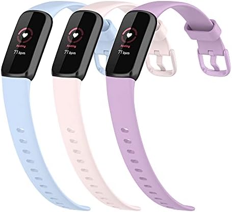 Ysang 3DB Állítható Puha Szilikon Csere Watchband Csuklópántot Sport Heveder Zenekar Kompatibilis Fitbit Luxe Smartwatch