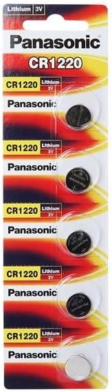 Panasonic CR1220 3 Voltos Lítium gombelem (5 Elem)