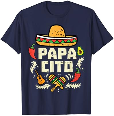 Férfi Papacito Családi Cinco De Mayo Matchin Pár Mexikói Apa Férfi Póló