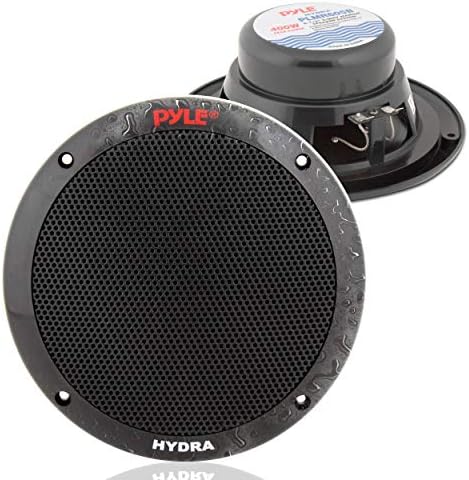 Pyle 6.5 Inch Kettős Tengeri Hangszórók - 2 Mód, Vízálló, valamint időjárásálló Kültéri Audio Sztereó & Marine Bluetooth Sztereó