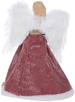 Angyal csúcsdíszt a Koszorút, Karácsonyi Figura Dekoráció Ajándék