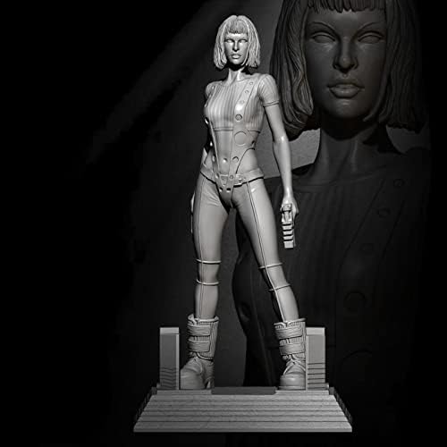 ETRIYE 1/24 75mm sci-fi Téma Fantasy Női Harcos Gyanta Karakter Modell kit, festetlen, valamint összeszerelt Miniatűr-készlet