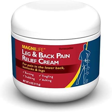 MagniLife Lábát & Back Pain Relief 125 Gróf Tabletta Lábát & Vissza fájdalomcsillapító Krém 4oz Jar