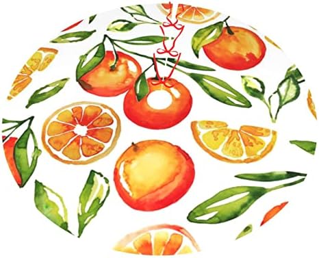 Narancs Citrus Nyomtatott karácsonyfa Szoknya 48 a Karácsonyi Ünnepi Parti Dekoráció