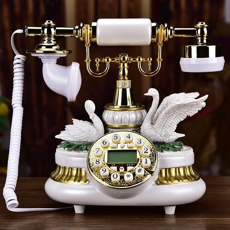 Counyball Rotary Telefonvonal Otthoni Irodai Vezetékes Európai Stílusú Íróasztal Klasszikus Telefon-Amerikai Retro Dekoráció A Szobában