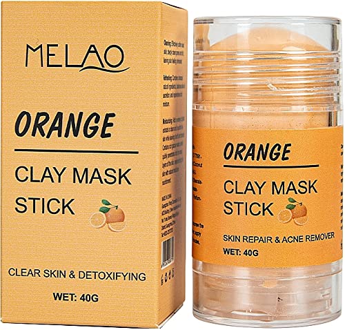 Melao Agyag Maszk Botot, Clar Bőr & Detoxifyng, 40G - 1.41 OZ (Narancssárga)