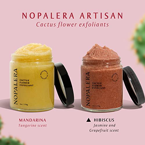 Nopalera Kaktusz Virág Exfoliant, Hibiszkusz, Kézzel készített Hámlasztó Testét, Arcát Súrolja, egy 3 az 1-ben - Tisztító, Exfoliant,
