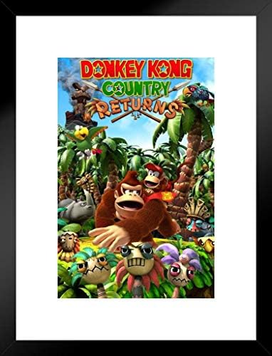 Piramis Amerika Donkey Kong Country Returns Videó Játék Cool Fali Dekor Art Nyomtatás Poszter 12 x 18