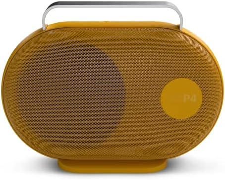 Polaroid P4 zenelejátszó (Sárga) – Erős, Nagy Szobában elérhető Vezeték nélküli Bluetooth Hangszóró Újratölthető Dual Sztereó