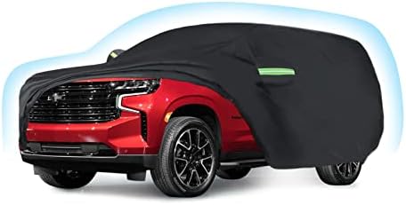 Proadsy Autó fedezet Kompatibilis a Chevrolet Tahoe 2021-2023 6 Rétegek Szélálló Minden Időjárási Vízálló Nap, Eső, UV-Por