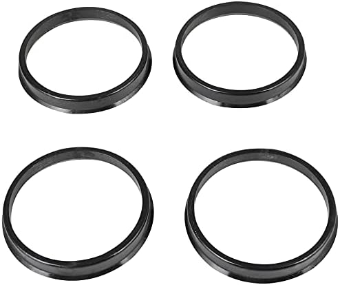 SCITOO Kerékagy-Központú Gyűrűk 73.1 mm 66.1 mm-es fekete Műanyag Hubrings 73.1 OD 66.1 ID - 4DB