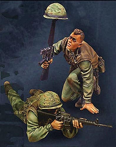 Goodmoel 1/35 Vietnami Háború idején az amerikai Hadsereg Harci Gyanta Katona Modell Készlet (2 Fő)/Összeszerelt, valamint Festetlen Miniatűr-Készlet/XH-5912
