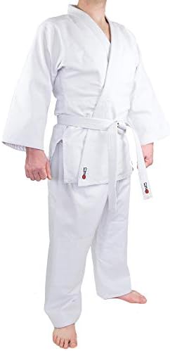 Judo a MAC Egyetlen Sző Gi Gyerekek Felnőtt Unisex Egységes a biztonsági Öv Sz 000 2 derék Rugalmas, méret 3 8 Összehúzható derék