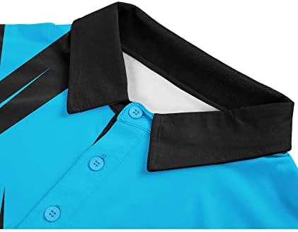 JACKETOWN Férfi Golf Póló Könnyű Shortsleeve Polo Alkalmi póló