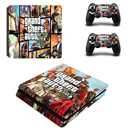 A PS4 SLIM - Játék Grand GTA-Lopás, Valamint Automatikus PS4 vagy PS5 Bőr Matrica PlayStation 4 vagy 5 Konzol, Illetve az Adatkezelők