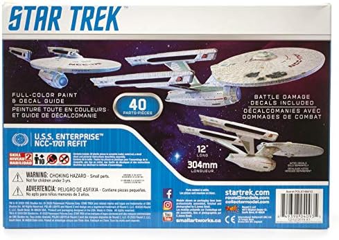 Sarki Fény a Star Trek uss Enterprise Refit-Khan Haragja Kiadás 2T 1:1000 Léptékű Modell Készlet