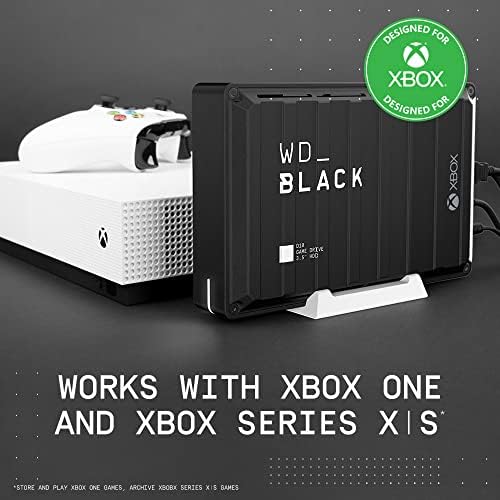 WD_BLACK 12TB D10 Játék Meghajtó Xbox - Asztali Külső Merevlemez HDD (7200 RPM) 1 Hónapos Xbox Game Pass - WDBA5E0120HBK-NESN