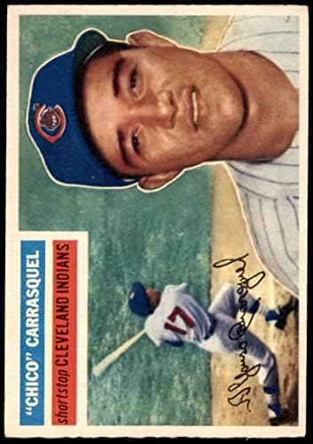 1956 Topps 230 Chico Carrasquel Cleveland indians (Baseball Kártya) Dean Kártyák 5 - EX