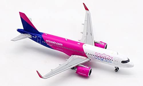 JC Szárnyak a Wizz Air Airbus A320NEO HA-LJA 1?400 FRÖCCSÖNTÖTT Repülőgép Előre épített Modell
